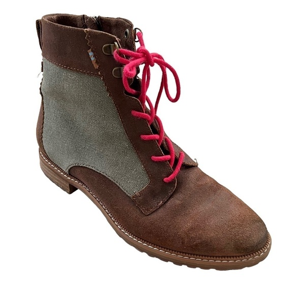 TOMS Women’s Brown Nolita Booties Size 8 - Picture 9 of 10